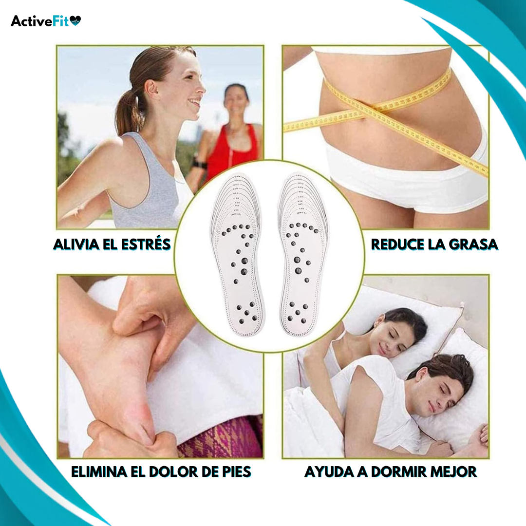 Plantillas Magnéticas Acupresión (Talla 35-45)