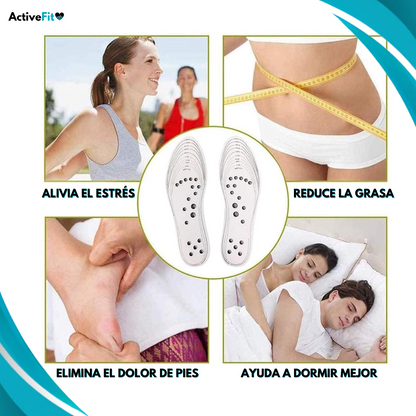 Plantillas Magnéticas Acupresión (Talla 35-45)