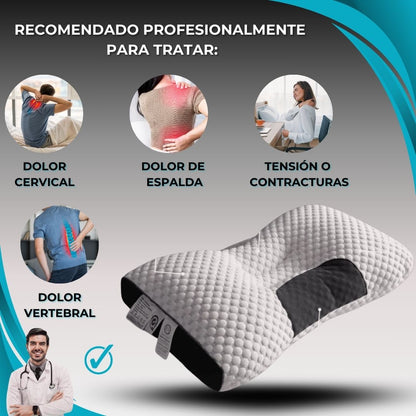 Almohada Ergonómica Cervical Activefit® + Masajeador Eléctrico Anti-Estrés (GRATIS)