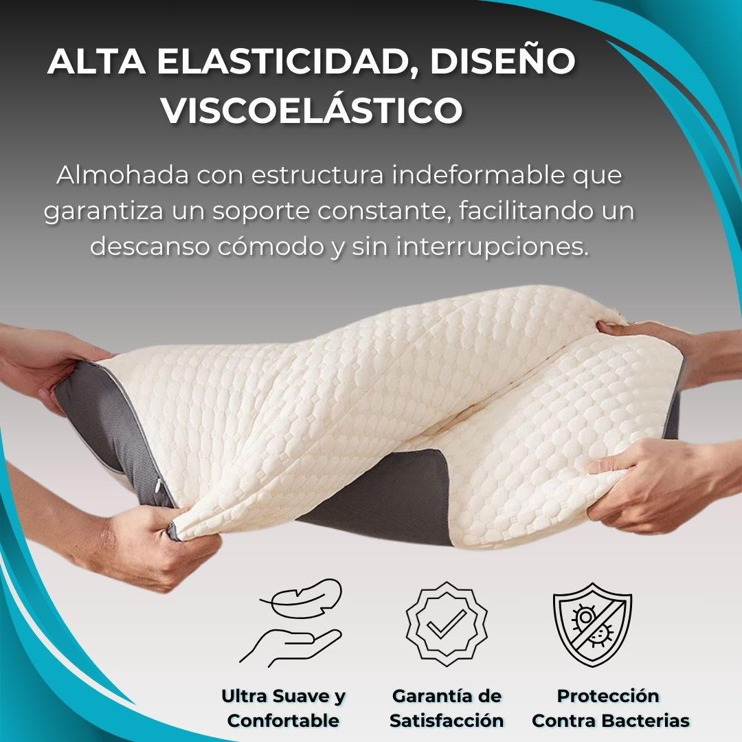 Almohada Ergonómica Cervical Activefit® + Masajeador Eléctrico Anti-Estrés (GRATIS)