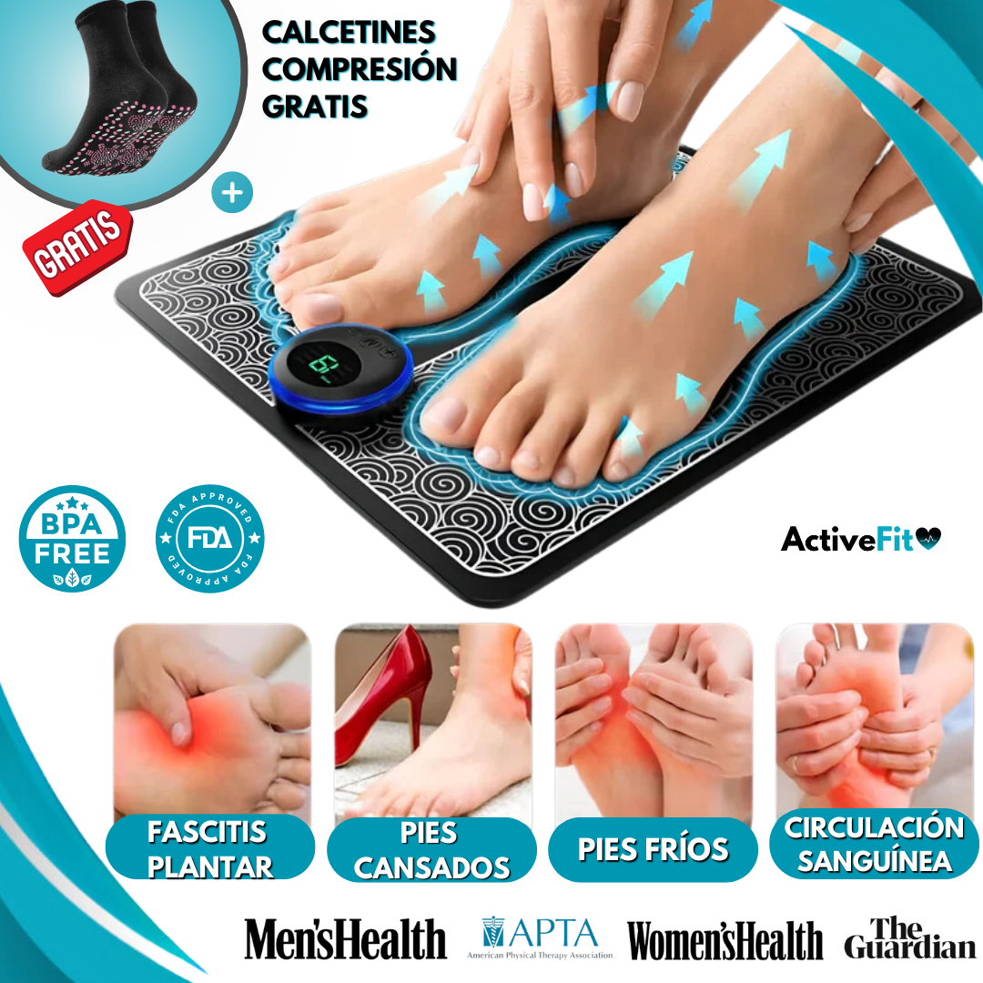 Masajeador de Pies EMS Activefit® + Calcetines Anti varices (GRATIS)